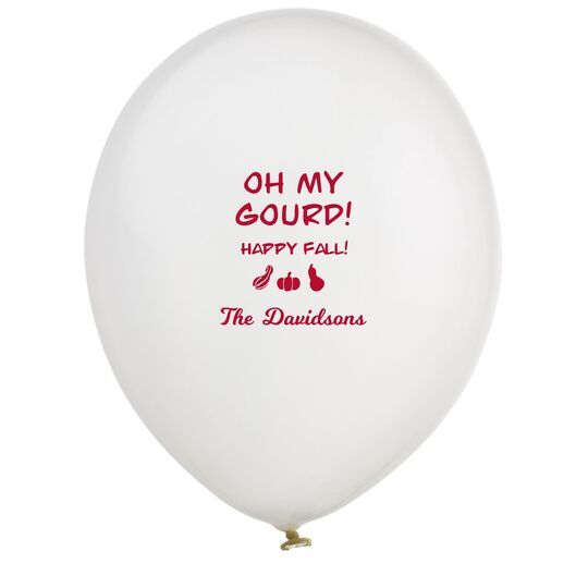 Oh My Gourd Latex Balloons